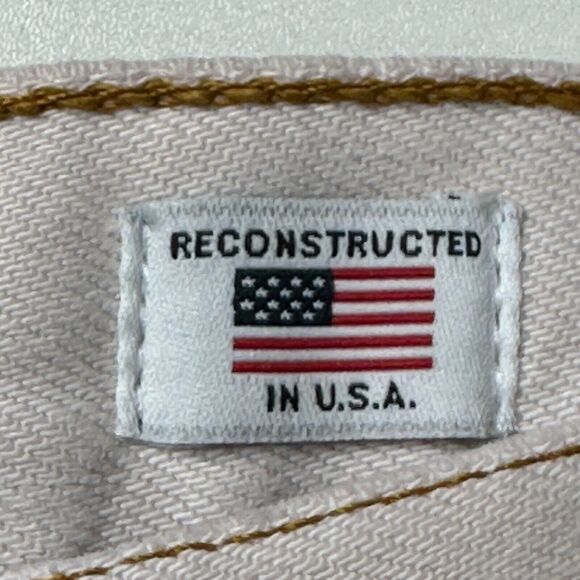 Re/Done X Levis Original High Rise Distressed Raw Hem Shorts Women Size 27 NWOT - Picture 12 of 13